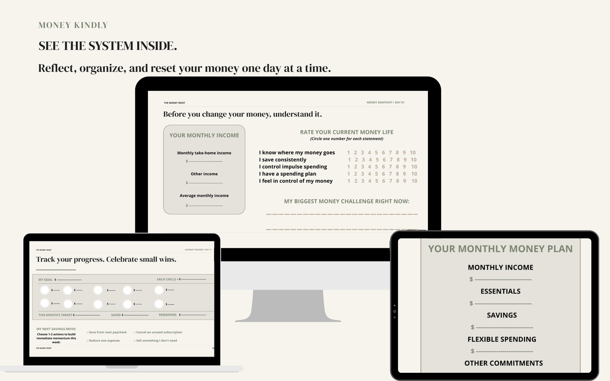 The Money Reset - 14-Day Money Management Workbook