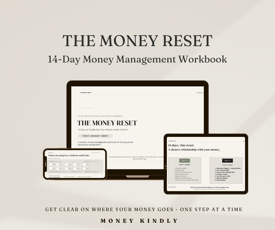 The Money Reset - 14-Day Money Management Workbook